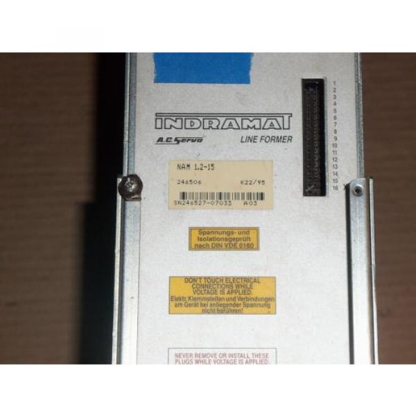 REXROTH INDRAMAT NAM12-15 POWER SUPPLY AC LINE FORMER SERVO CONTROLLER DRIVE #2 image