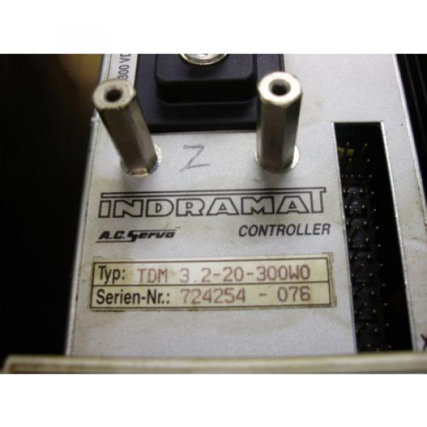 INDRAMAT SERVO DRIVE CONTROLLER TDM 32-20-300-W0 FOR MAHO CNC 432, MDL 600 E2 #7 image