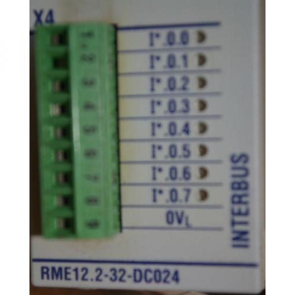Indramat RECO Interbus 24VDC Input Module RME122-32-DC024 #7 image