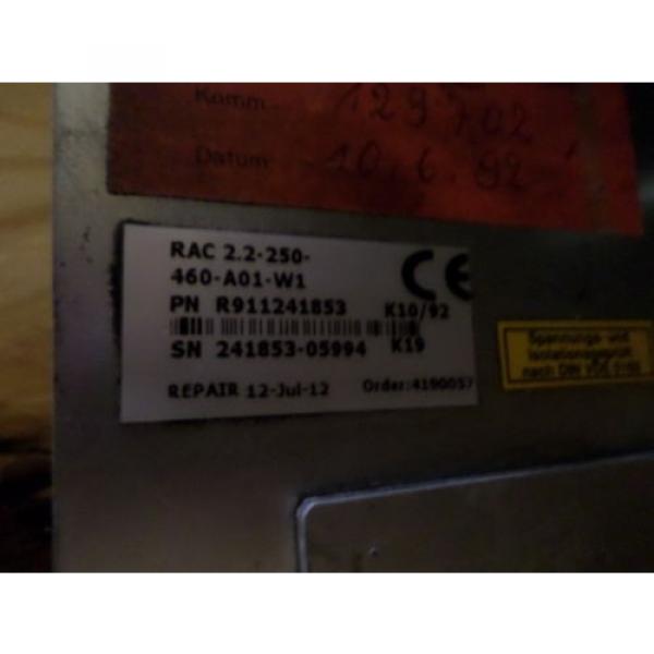 Indramat RAC 22-250-460-A01-W1 Rexroth#:  R911241853 AC-Main Spindle Drive #5 image