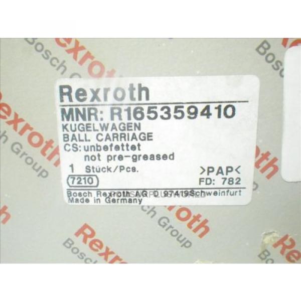 R165359410 Bosch Rexroth Ball Rail Runner Block origin In Box #7 image