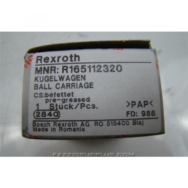 Rexroth Runner Block for Roller Rail System R165112320 #1 image