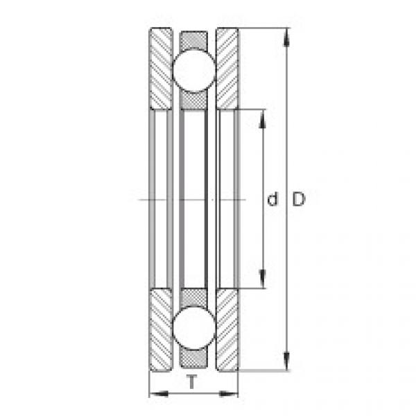 FAG Axial deep groove ball bearings - FTO10 #1 image