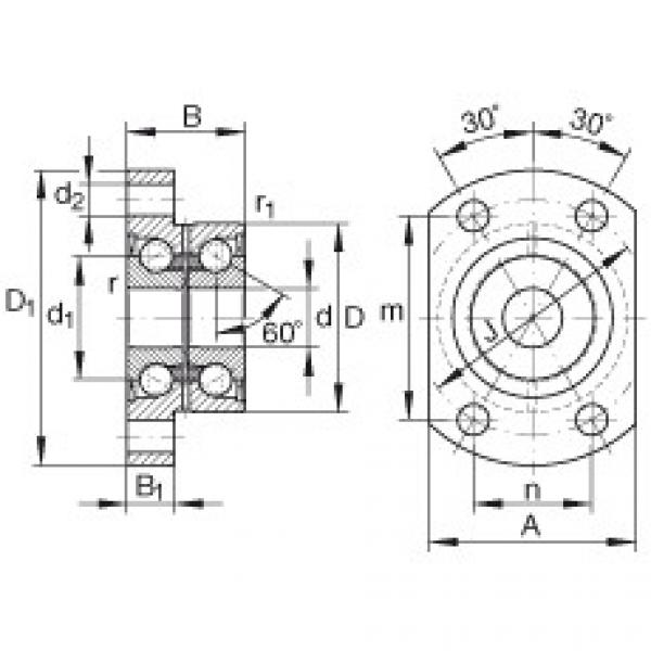 FAG Angular contact ball bearing units - ZKLFA0630-2Z #1 image