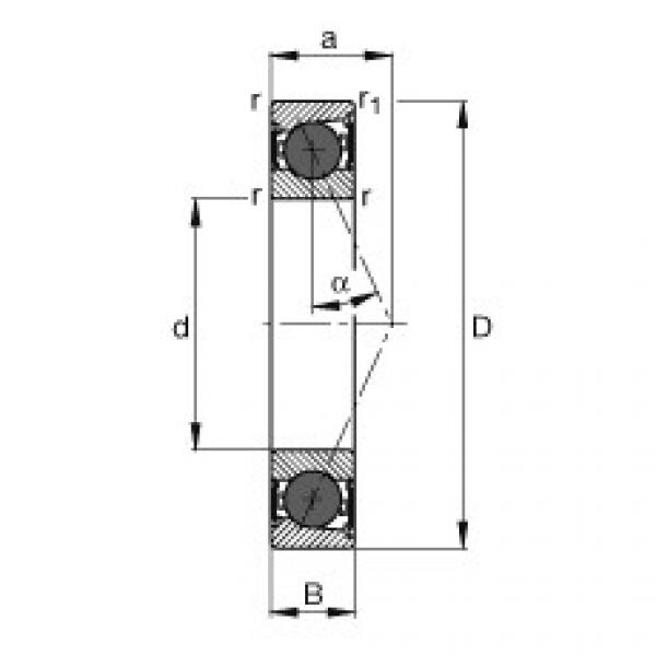FAG Spindle bearings - HCB7013-E-2RSD-T-P4S #1 image