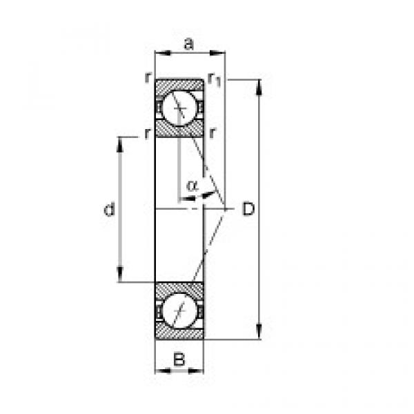 FAG Spindle bearings - B7012-E-T-P4S #1 image