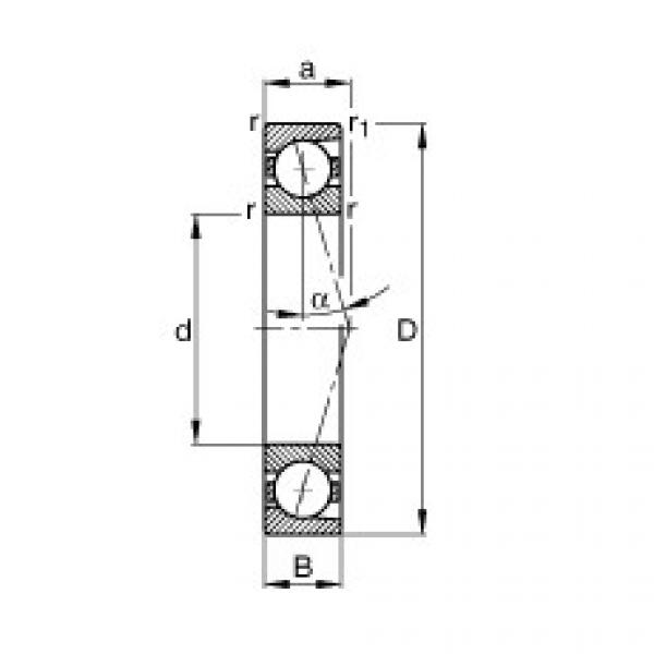FAG Spindle bearings - B7009-C-T-P4S #1 image