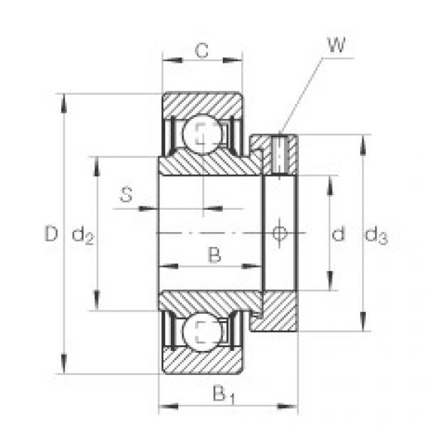 FAG Radial insert ball bearings - RALE30-XL-NPP-FA106 #1 image