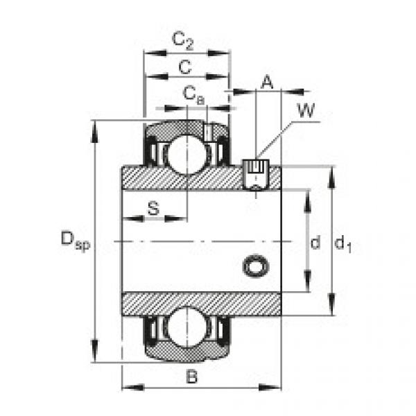 FAG Radial insert ball bearings - SUC206 #1 image