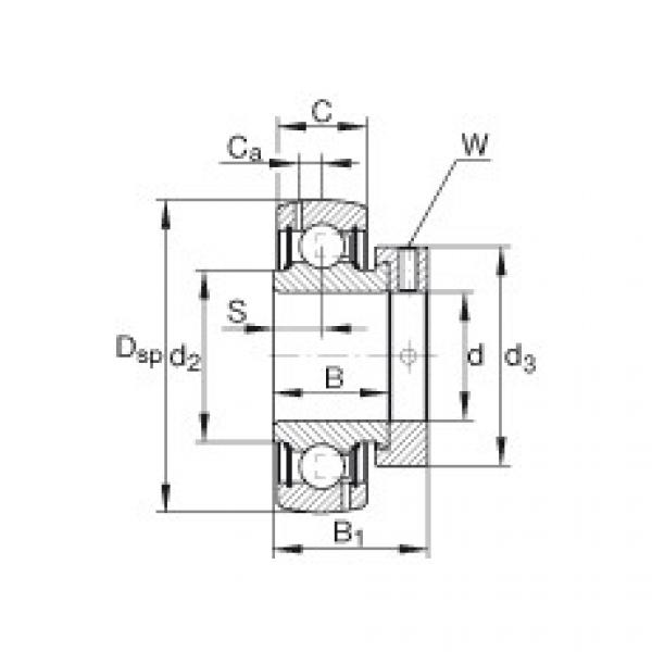 FAG Radial insert ball bearings - GRA104-NPP-B-AS2/V #1 image