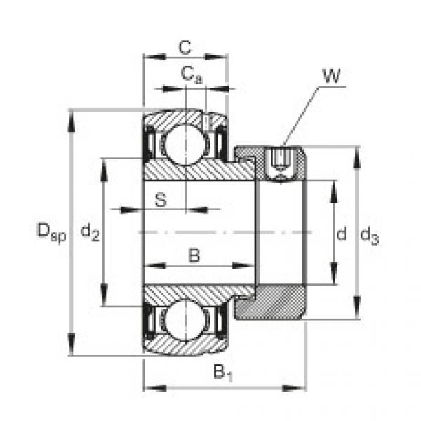 FAG Radial insert ball bearings - SUG208 #1 image