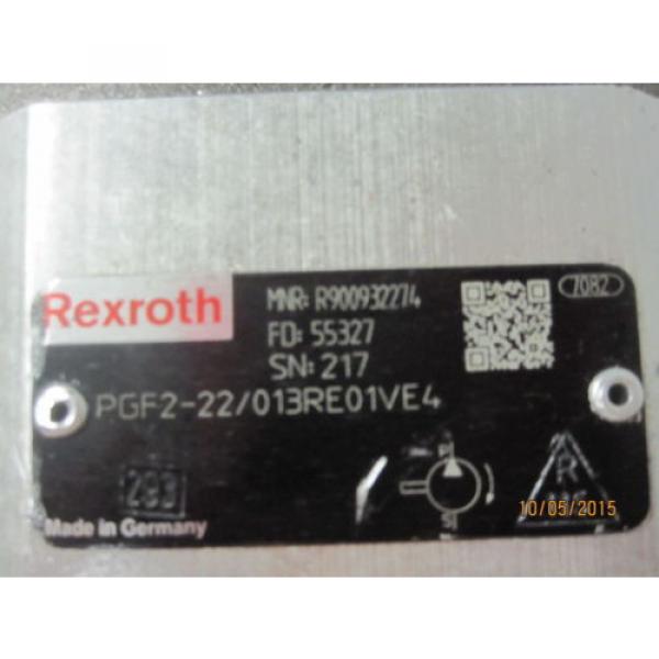 origin Rexroth hydraulic gear pumps pgf2-22/013re01ve4 #2 image