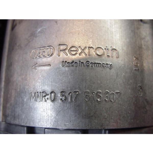 origin bosch rexroth hydraulic gear pumps 0517515307 Tang Drive hub mount #3 image