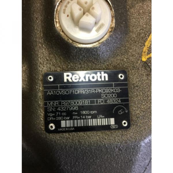 origin Rexroth A10vso71 Hydraulic pumps #3 image