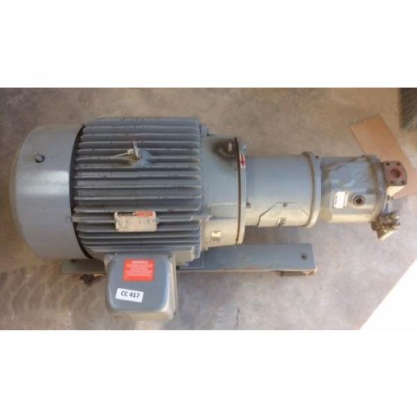 Rexroth Hydraulic pumps MDL AA10VS071 w Reliance 40 HP Motor DUTY MASTER 3 PH #3 image