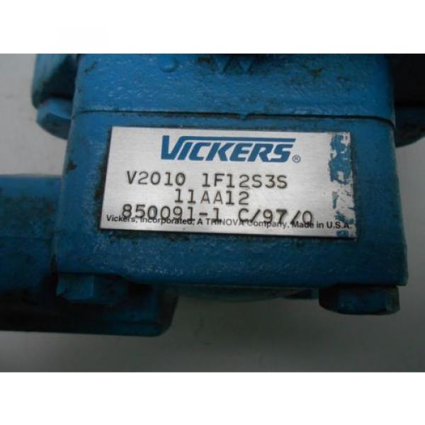 VICKERS Hydraulic Pump Model: V2010 1F12S3S 11AA12 #1 image