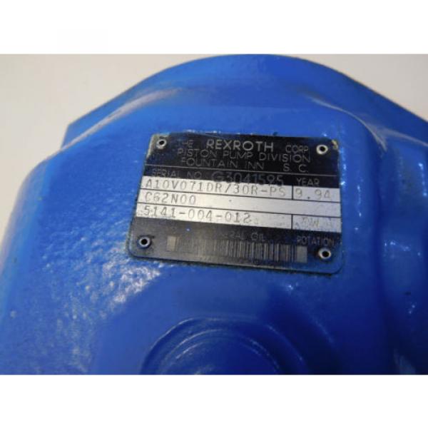 Rexroth A10V071DR/30R-PSC62N00 Hydraulic pumps 32 GPM #2 image
