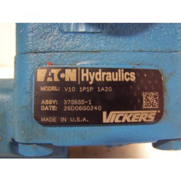 NEW VICKERS VANE HYDRAULIC PUMP V101P1P1A20  2500 PSI MAX 1&#034; INLET 1/2&#034; OUTLET #5 image