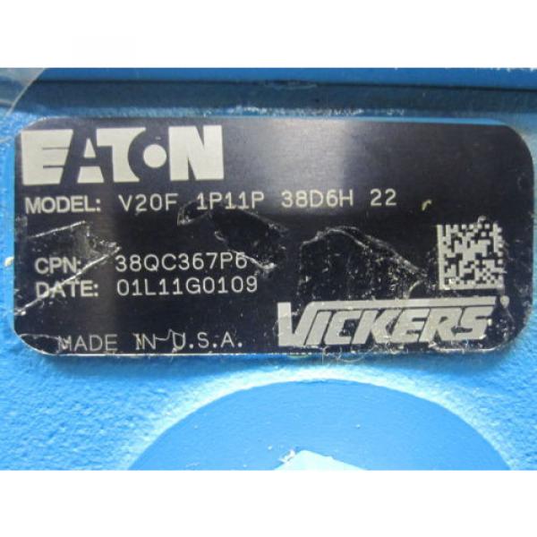 Origin EATON VICKERS POWER STEERING PUMP # V20F-1P11P-38D6H-22 #3 image