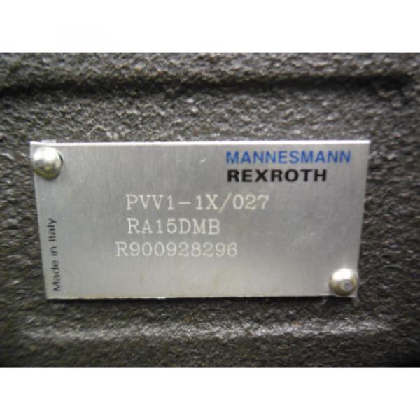 NEW Canada Australia BOSCH REXROTH VANE PUMP MODEL # PVV1-1X/027RA15DMB #3 image
