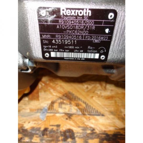 Rexroth Canada Germany Close Coupled Pump/Motor Variable Volume; R978837583; R910940516 #2 image