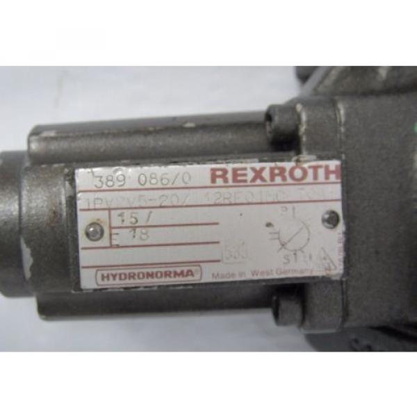 HYDRONORMA REXROTH 1PV2V5-20/12RE01MC-70A1 HYDRAULIC pumps #2 image