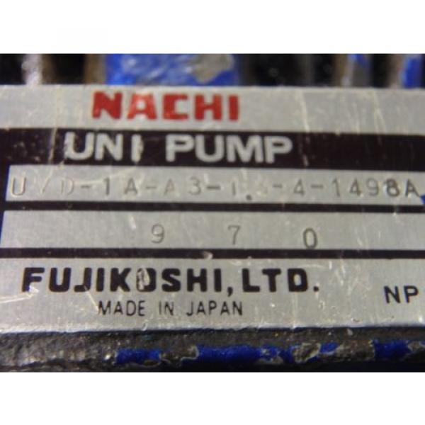 Nachi Variable Vane Pump Motor_VDR-1B-1A3-B-1478A_UVD-1A-A3-15-4-1498A_LTF70NR #3 image