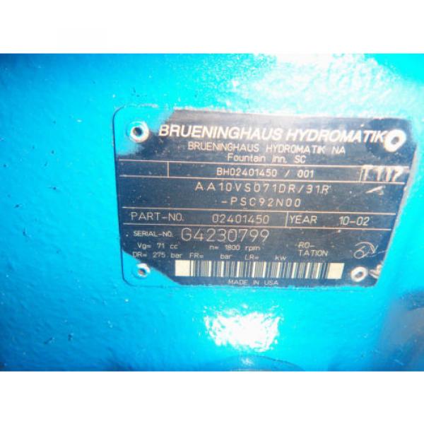 Rexroth/brueninghaus Mexico India AA10VSO71DR/31R-PSC92N00 Hydraulic Pump #2 image