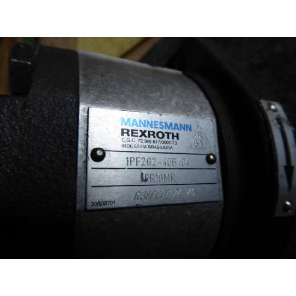 Origin MANNESMANN REXROTH GEAR pumps 1PF2G2-40B/04 LRR19MR #4 image