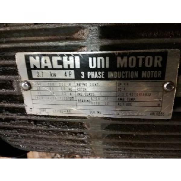Nachi Variable Vane Pump Motor_VDC-2B-1A3-GU1588_LTIS85-NR_UVD-2A-A3-37-4-1188A #3 image