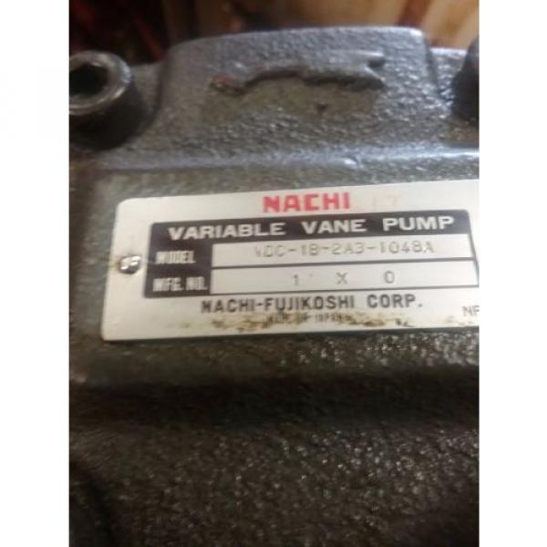 Nachi Variable Vane Pump Motor_VDC-1B-2A3-1048A_LTIS85-NR_UVC-1A-1B-37-4-1048A #2 image