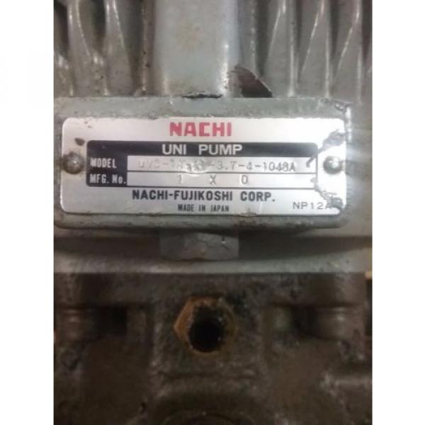 Nachi Variable Vane Pump Motor_VDC-1B-2A3-1048A_LTIS85-NR_UVC-1A-1B-37-4-1048A #3 image