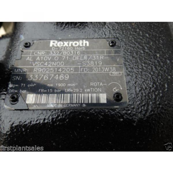 JCB Egypt Germany 8061 Rexroth Hydraulic Pump P/N 332/B0316 #2 image