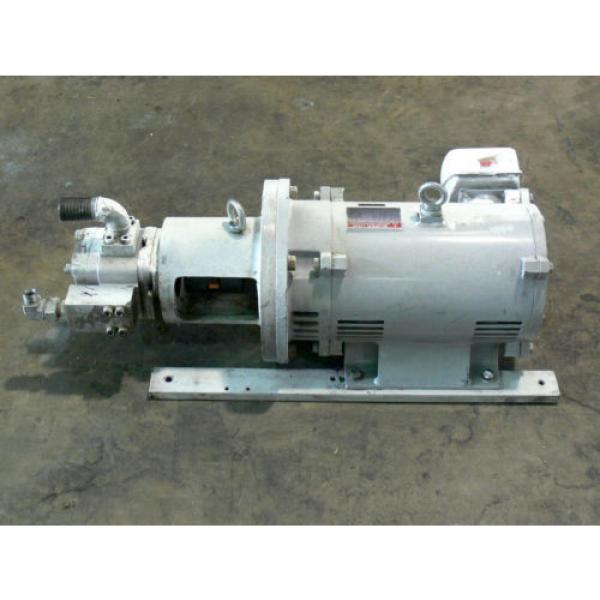 Nachi Eckerle IP Hydraulic Pump H-4B-32-20 W/ 20HP 15Kw Mitsubishi motor #1 image