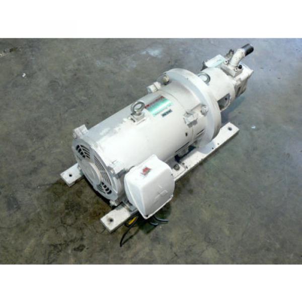 Nachi Eckerle IP Hydraulic Pump H-4B-32-20 W/ 20HP 15Kw Mitsubishi motor #5 image