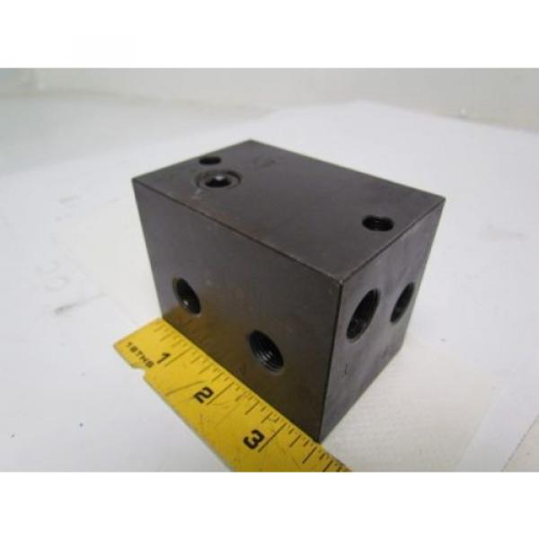 Nachi S-1491-5 Single Position Hydraulic Manifold / Valve Block #1 image