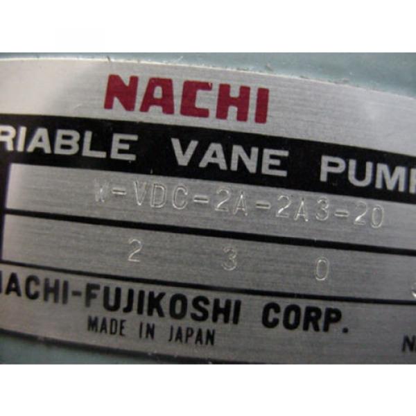 origin Nachi hydraulic variable volume vane pump W-VDC-2A-2A3-20 VDC-2A-2A3-20 #2 image