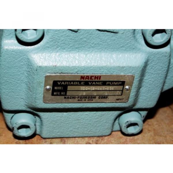 Nachi Variable Vane Hydraulic Pump   Series  VDC   Warranty #4 image