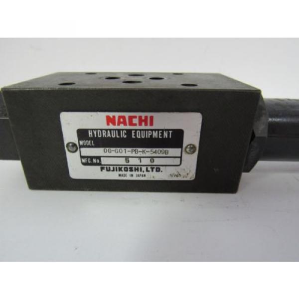 Nachi Hydraulic Pressure Reducing Valve OG-G01-PB-5409B #2 image