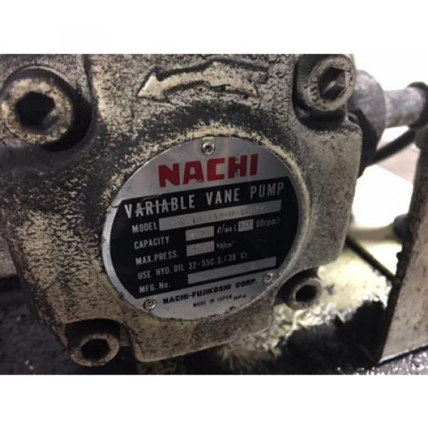 Nachi 3 HP Hydraulic Unit, Nachi Vane Pump # VDR-1B-1A3-U-1146K, OFF OKUMA LATHE #5 image