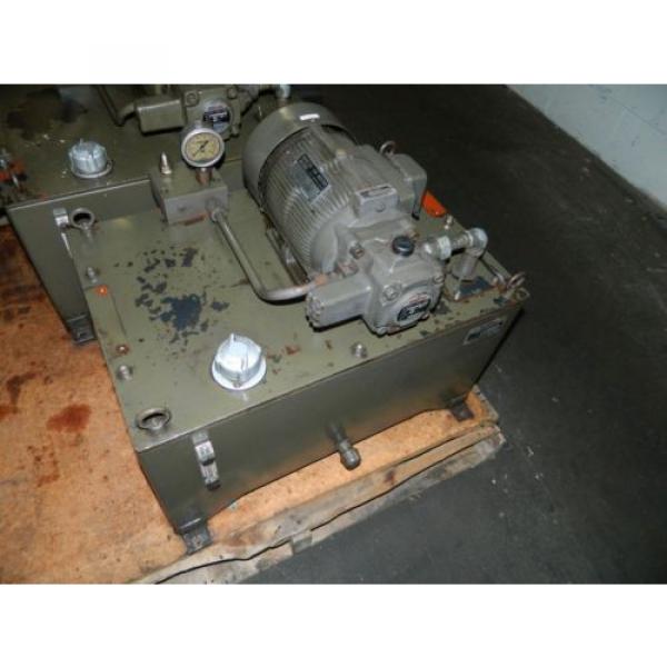 Nachi 2 HP Hydraulic Unit, Nachi Vane Pump VDR-1B-1A2-U21, Used, Warranty #5 image