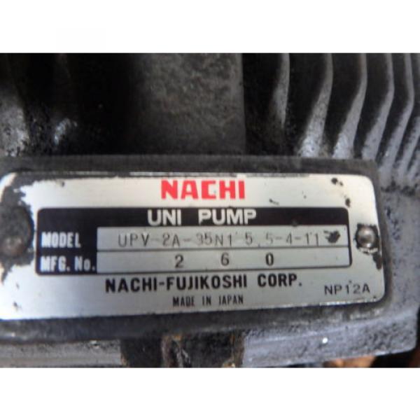 Nachi Variable Vane Pump amp; Motor_PVS-2B-35N1-11_LTIS85-NNRY_UPV-2A-35N1-55-4-11 #5 image