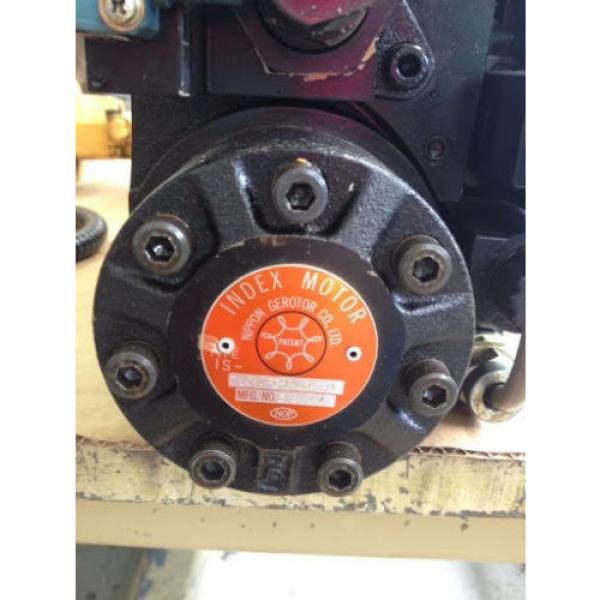Nippon Gerotor Hydraulic Index Motor with two Nachi solenoids #2 image