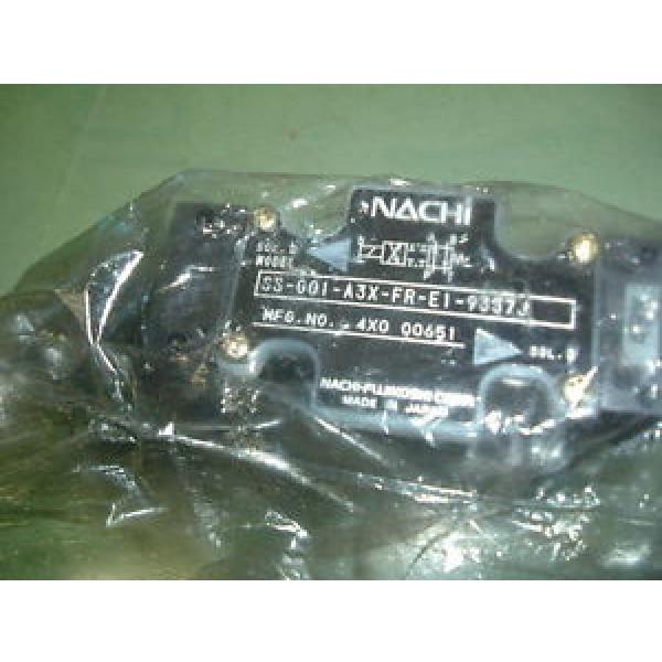 NACHI SS GO1 C6 FR E1 31 HYDRAULIC VALVE Origin PACKAGED #1 image