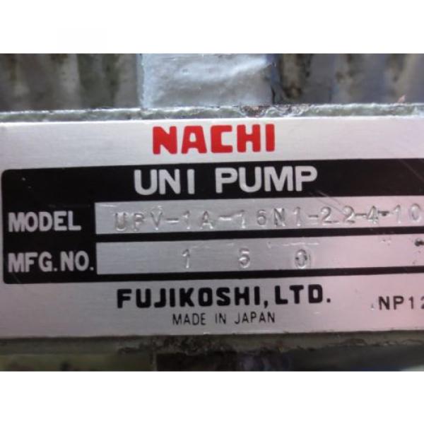 MEIDENSHA NACHI HYDRAULIC OIL PUMP MOTOR LTF70-NR PVS-1B-16N1-10 UPV-1A-16N1-2 #5 image