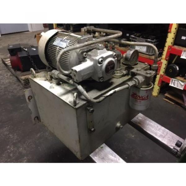 Nachi 2 HP 15kW Complete Hyd Unit, VDR-1B-1A2-21, UVD-1A-A2-15-4-1849A Used #1 image