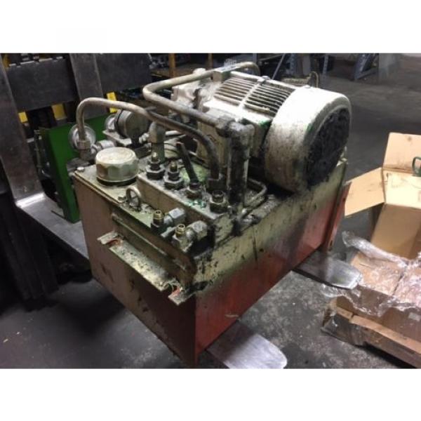 Nachi 2 HP 15kW Complete Hyd Unit, VDR-1B-1A2-21, UVD-1A-A2-15-4-1849A Used #2 image