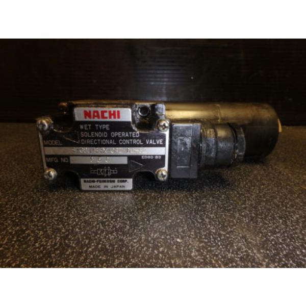 Nachi Wet Type Solenoid Operated Directional Valve S-G01-B3X-GRZ-D2-32_0107-0888 #1 image