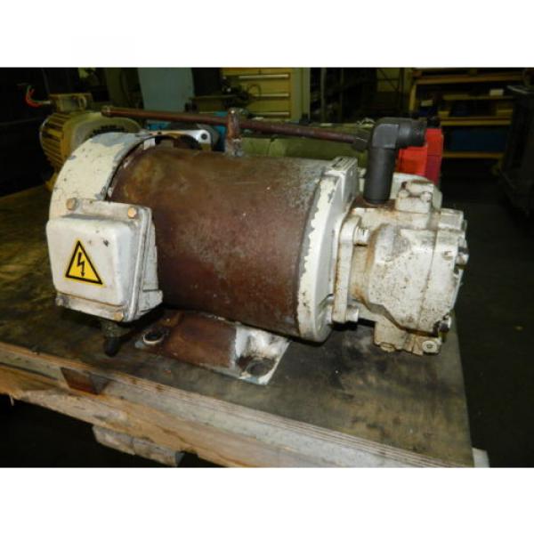 Nachi 5 HP Motor w/ Nachi Pumps VDC-1B-2A3-U-6071B / UVC-1A-2A3-37A-4-6071B #2 image