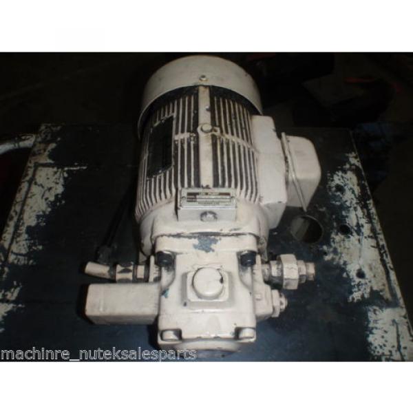 Nachi Variable Uni Pump with Motor VDR-1B-1A2-21_UVD-1A-A2-15-4-1849A_LTIS70-NR #2 image